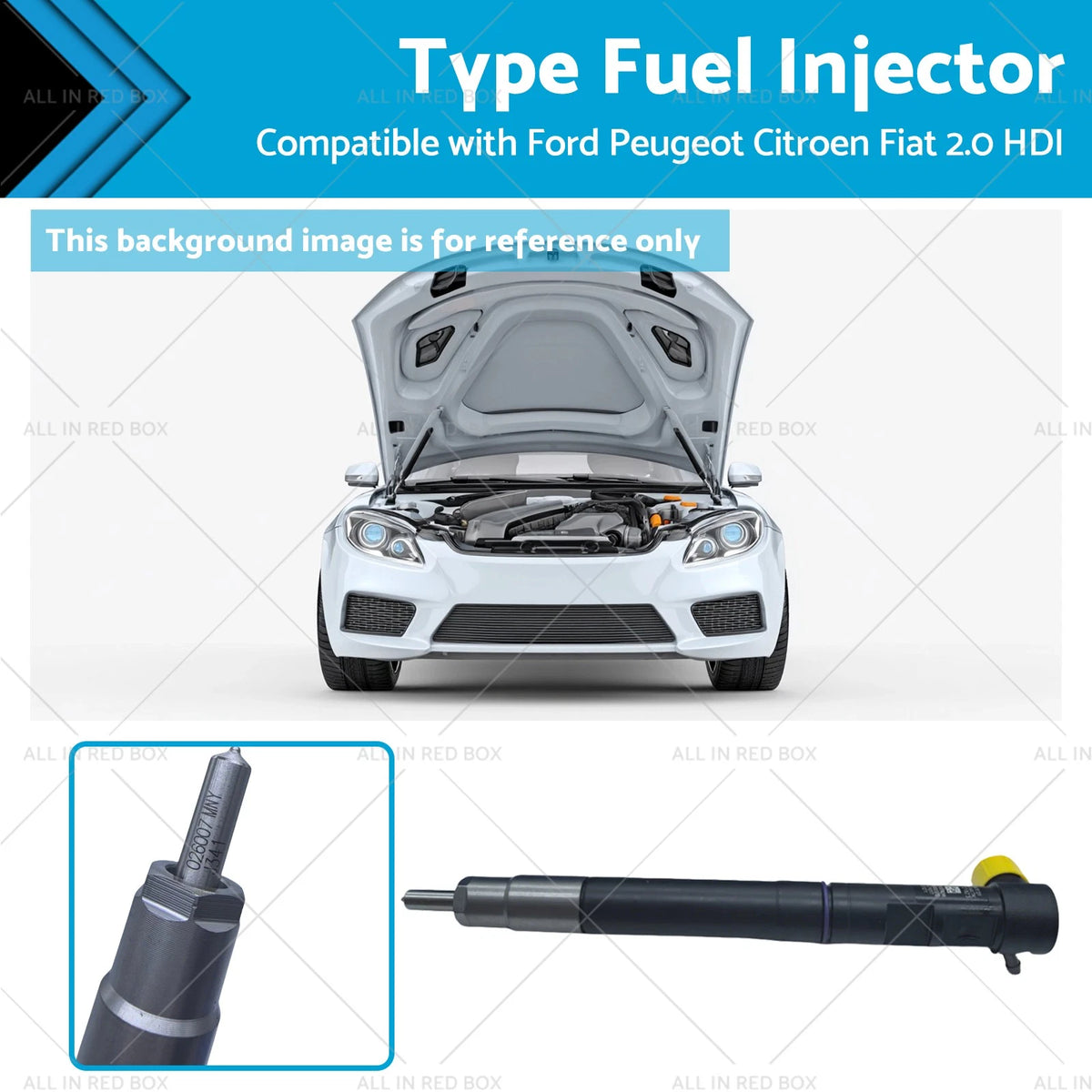 Fuel Injector for Ford Peugeot Citroen Fiat 2.0 HDI (R00101D)