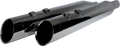 4.5" Slip-On Mufflers for Harley Davidson (202665) Chrome Edge
