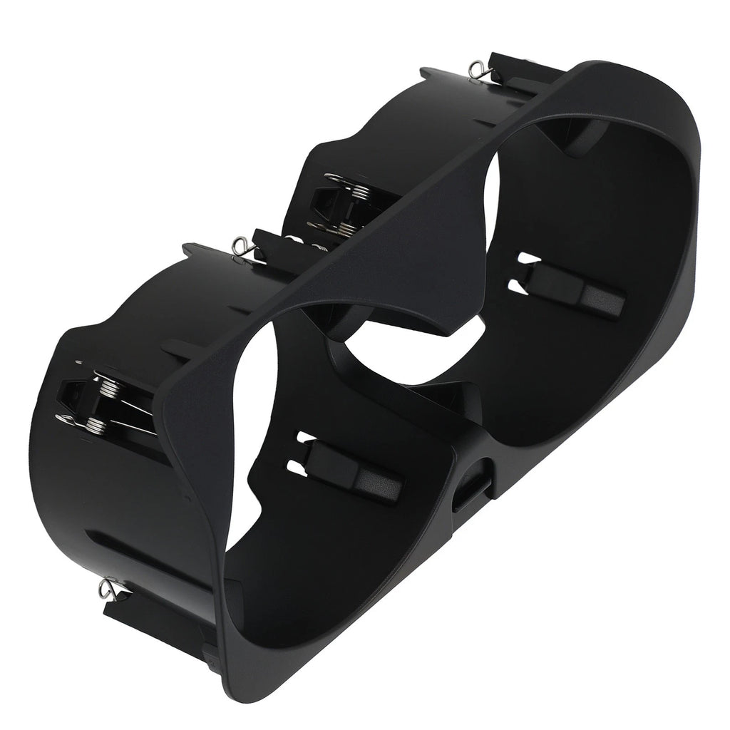 ABS Dual Car Cup Holder for Mercedes-Benz W221 (2009–2015) A2218130014 Black