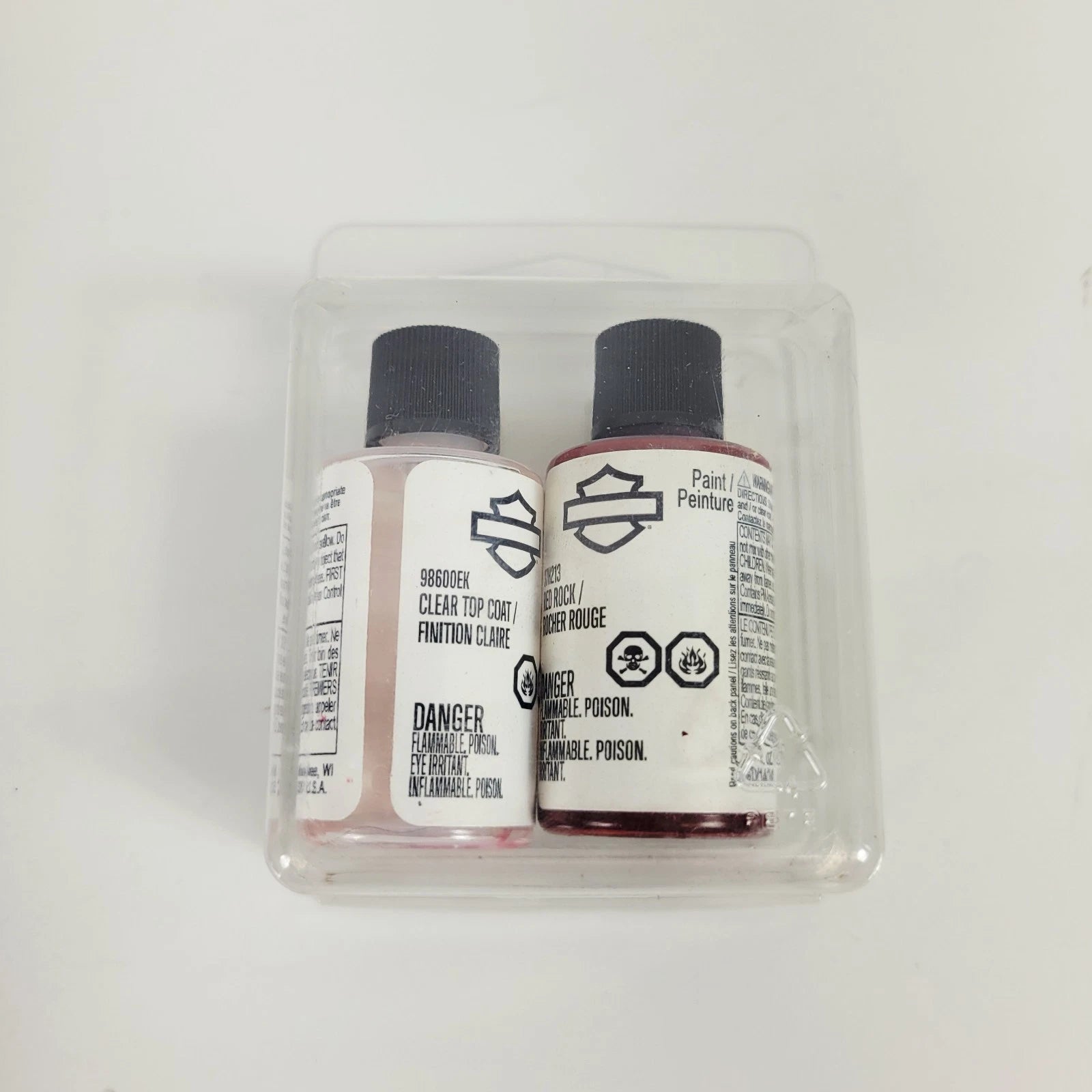 2X Touch Up Paint for Harley Davidson (98601EYP) Red Rock Scratch Repair Kit