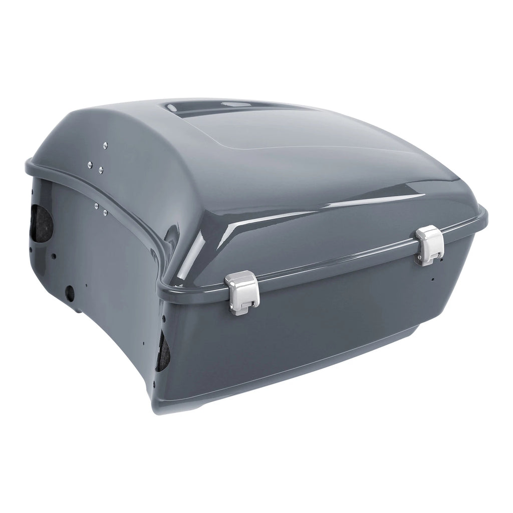 Trunk Backrest Rack Mount for Harley Touring FLHXSE (2014–2026) Gunship Gray