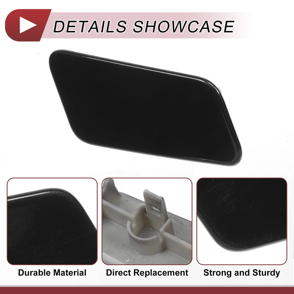 Front Right Washer Nozzle Cover Cap for Lexus LX570 (2016–2021) Black