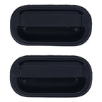 Door Handle Outer Set of 2 Black Front L+R for Mitsubishi Canter (1995–2005)