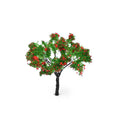 20Pcs 2.55" Flower Model Trees for Diorama Miniature Garden Decor