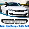 1 Pair Front Hood Bumper Grille for BMW 428i xDrive 430i xDrive 440i (2014–2020) 767153888595