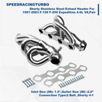 Stainless Steel Exhaust Header for Ford F-150 F-250 Expedition 1997–2003 (4.6L V8)