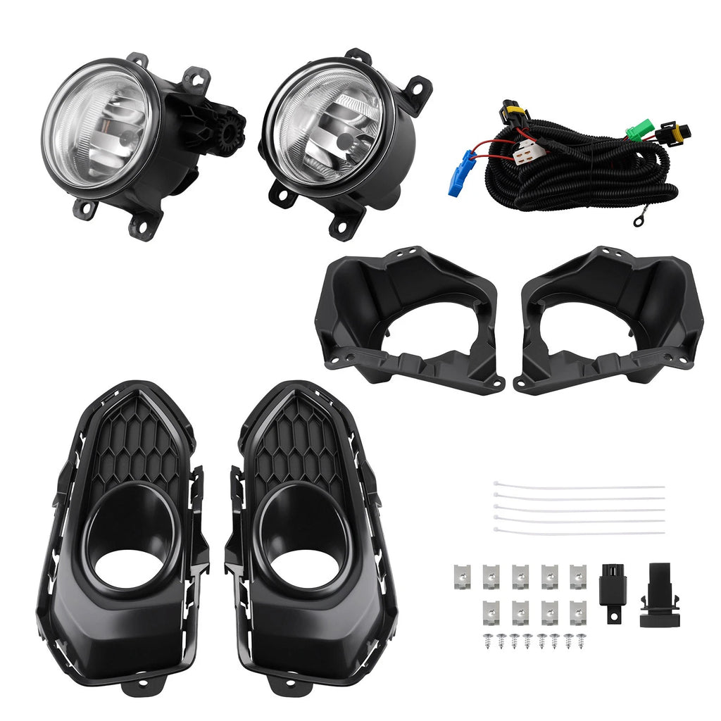 Pair Fog Lights Assembly for Honda Fit (2018–2020) 33900TBAA01 HO2592143 HO2593143