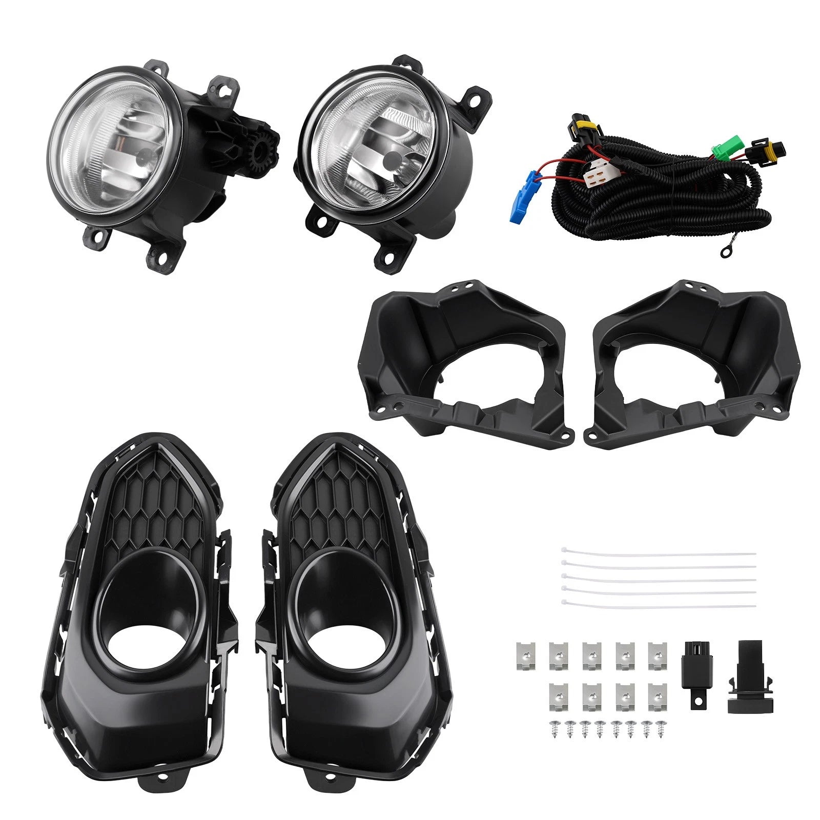 Pair Fog Lights Assembly for Honda Fit (2018–2020) 33900TBAA01 HO2592143 HO2593143