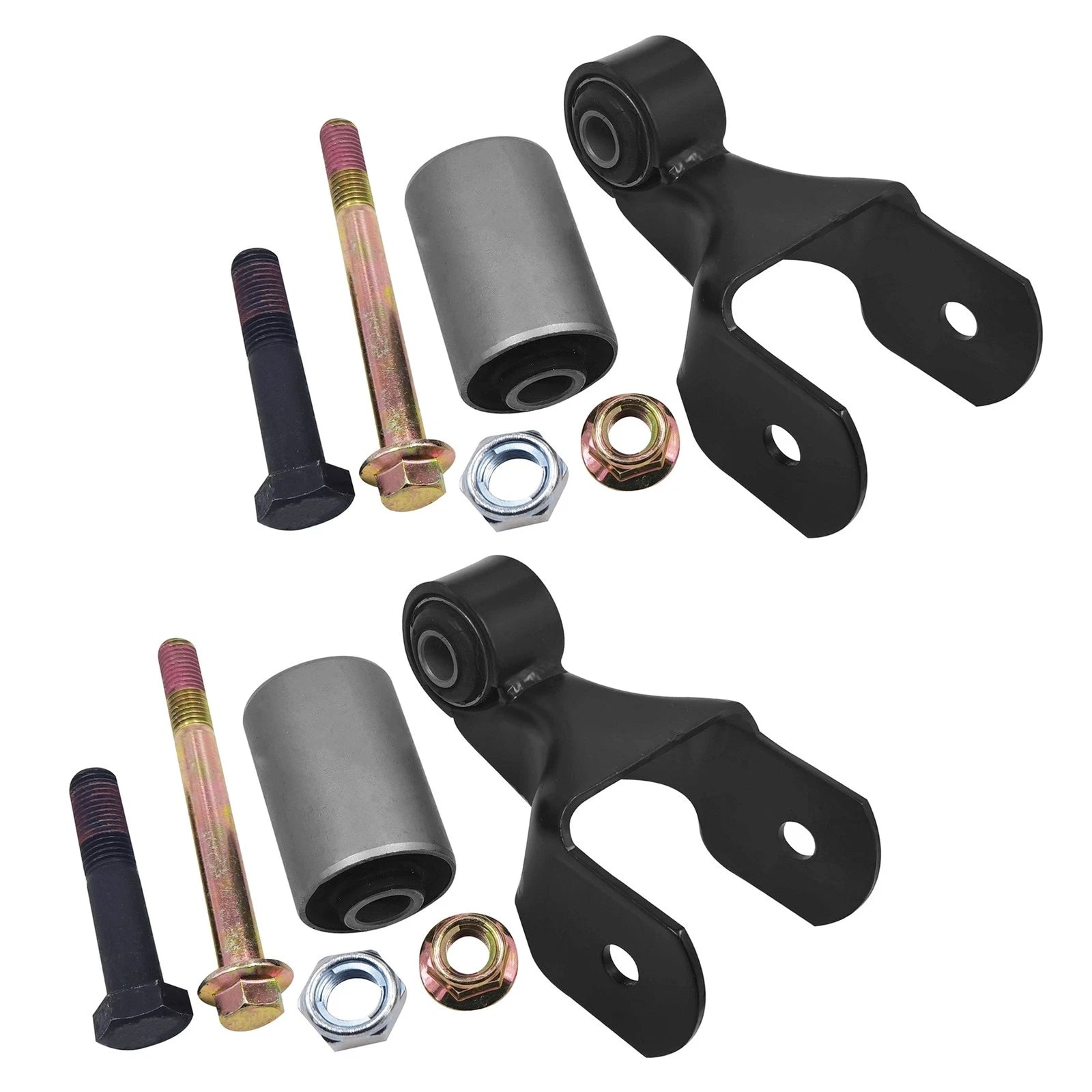 2X Front Leaf Spring Shackle Kit for Ford F250 F350 (1980–1996) 722-015 F4TZ5K316A