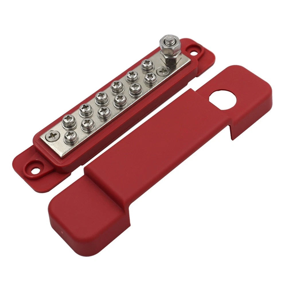 12 Way Bus Bar Power Distribution Terminal Block for Auto Marine (12V/150A)