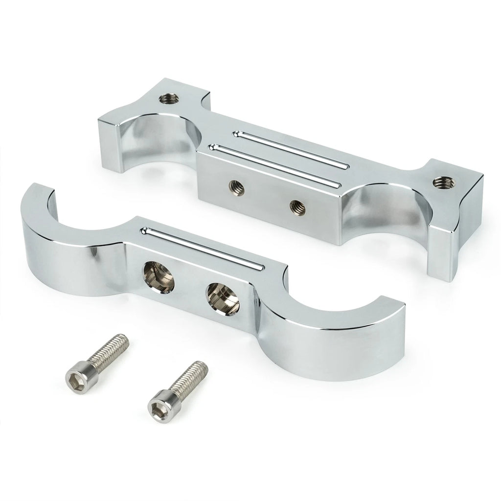 Gauge Riser Relocation Kit for Harley Sportster Dyna (1 1/4" Clamp)