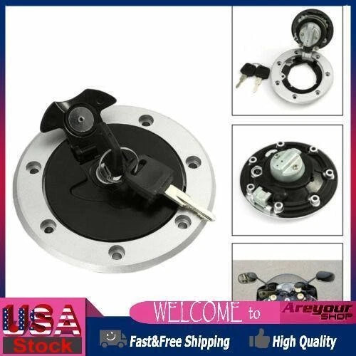 Fuel Gas Cap Lock Key for Kawasaki ZR400-D1 ZR250 ZXR750 ZX-11 ZZR1100