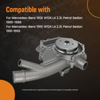 Coolant Water Pump for Mercedes-Benz 190E W124 L4 2.3L (1985–1988) AW9175
