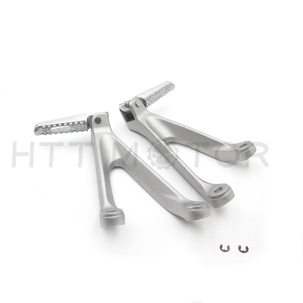 Silver Rear Passenger Footrest Foot Peg Bracket for Honda CBR1000RR (2008–2014)