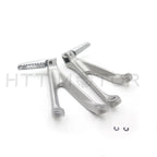 Silver Rear Passenger Footrest Foot Peg Bracket for Honda CBR1000RR (2008–2014)