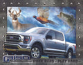 Metal Tin Sign for Ford F150 (Built Ford Tough)