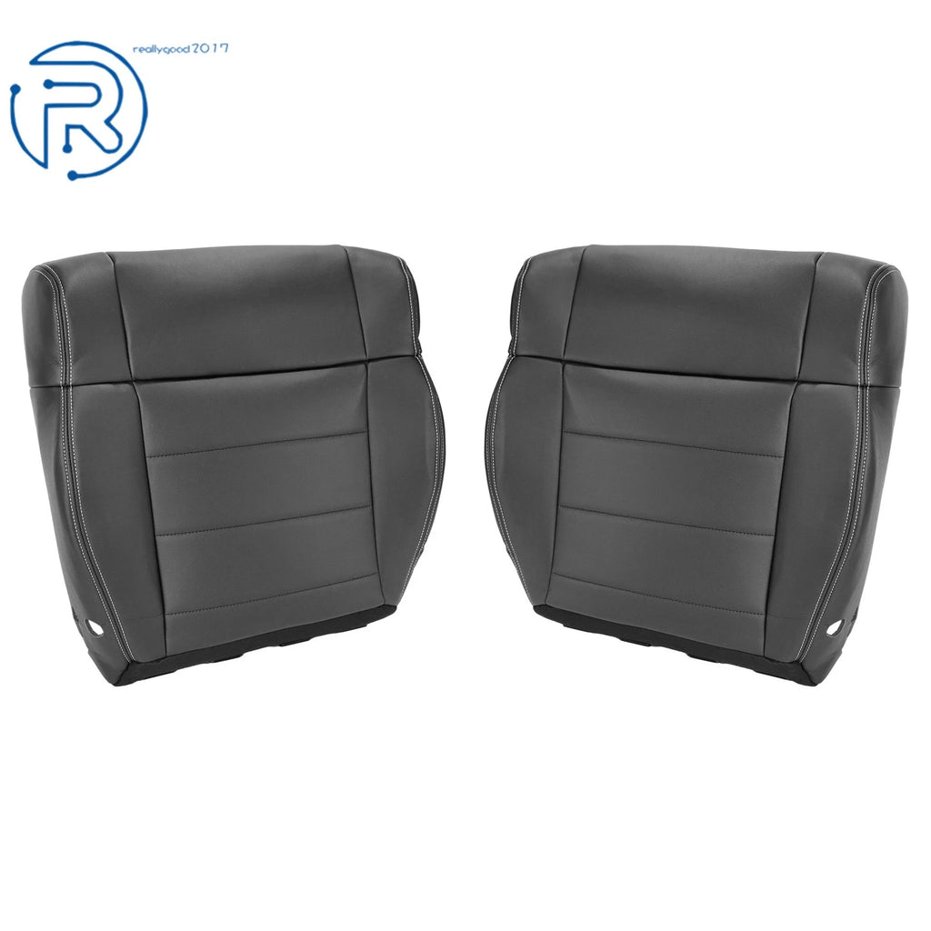 Leather Black Seat Covers for Jeep Wrangler (2007–2012)