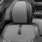 Set of 2 Universal Front Row Seat Covers for Car SUV (Grey/Black)