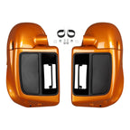 Lower Vented Fairing Speaker Pods for Harley Touring Glide (2014–2023) Amber