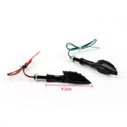 Universal Motorcycle LED Turn Signals - Black Skeleton Hand Indicators