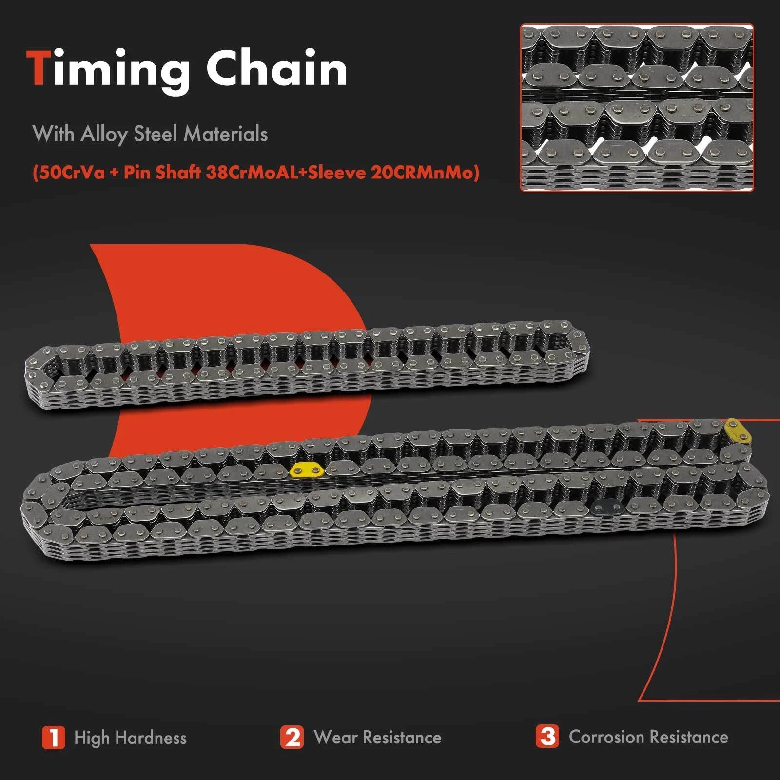 8x Timing Chain Kit for Nissan Altima, Murano (2014-2018)