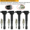Set of 4 Ignition Coils & 4 Spark Plugs for Honda CR-V Civic Element Acura CSX (UF311)