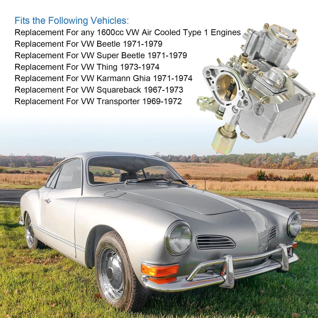 34 PICT-3 Carburetor for VW Beetle Thing (1971–1979)