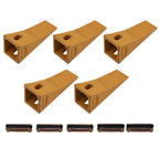 5 PCS Bucket Teeth for Bobcat Mini Excavators Skid Steers (6737326)