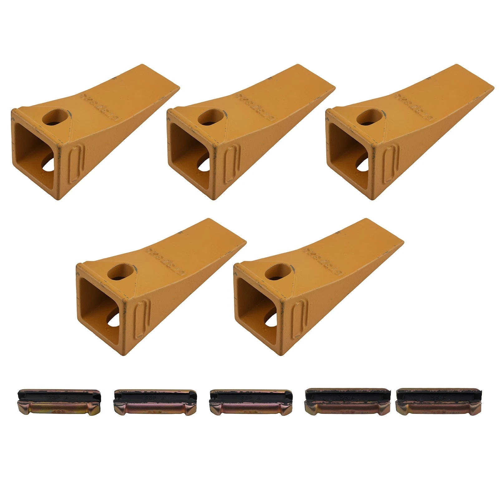 5 PCS Bucket Teeth for Bobcat Mini Excavators Skid Steers (6737326)