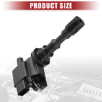 3X Ignition Coil for Kia Sedona (2002–2005) No. 2730039050 Black
