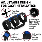 Set of 4 Roll Bar Grab Handles for Jeep Wrangler (YJ, TJ, JK, JL, Gladiator)
