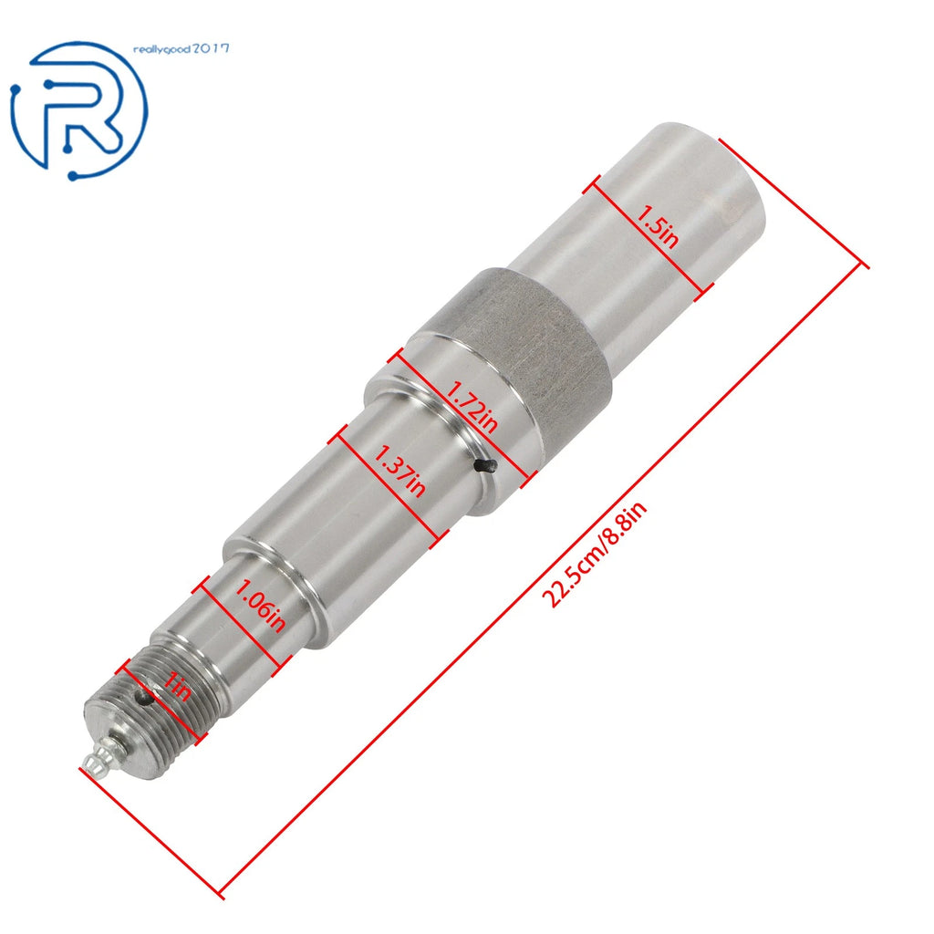 Trailer Spindle for 3500 lbs Axle (Weld-On, 1-1/2" Round)