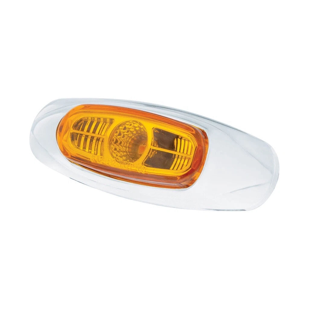 Amber LED Clearance Marker Turn Signal Light for Jeep Wrangler JL (2018–2024)