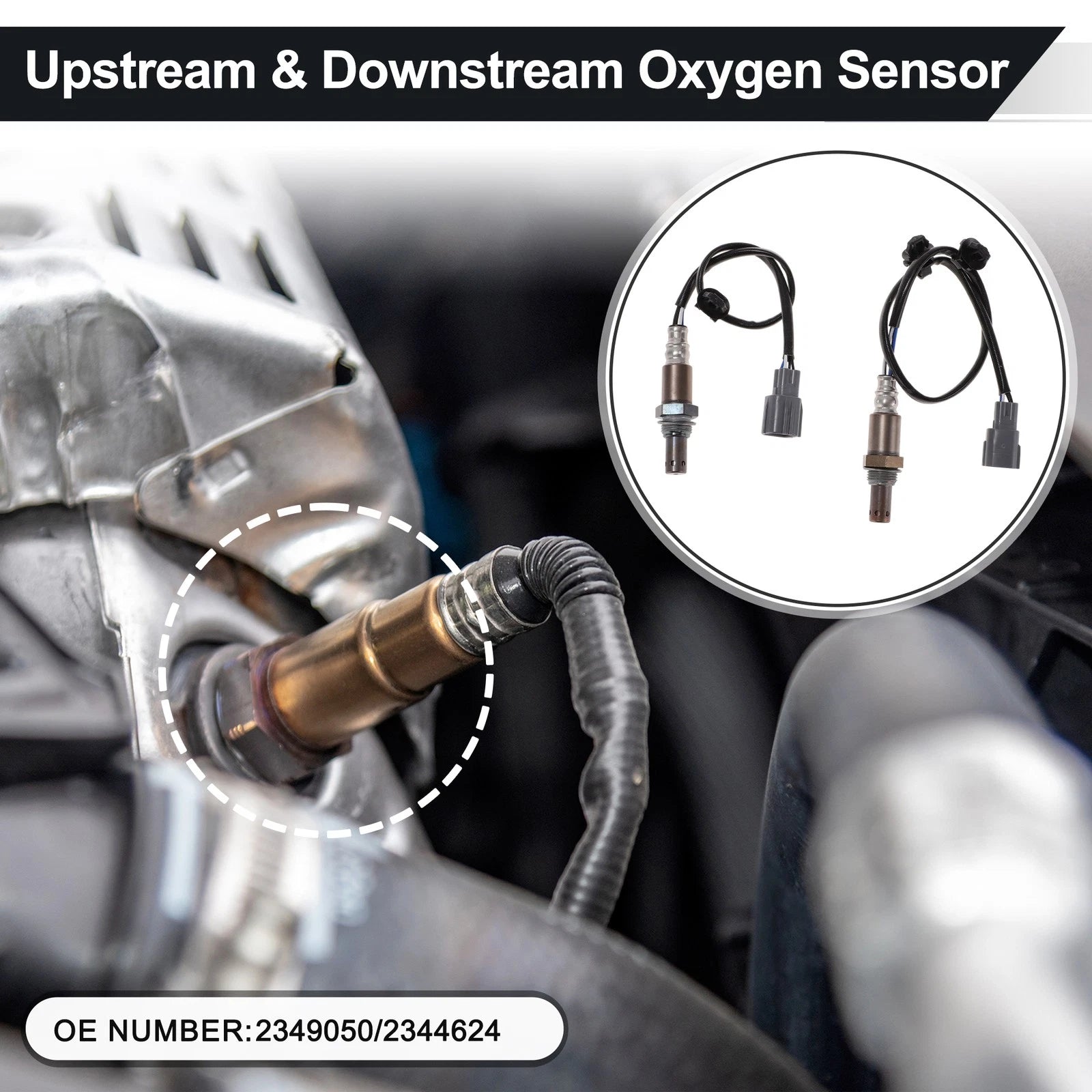 2X Upstream & Downstream Oxygen Sensor for Toyota Tacoma (1995–2023) 2349050