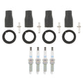 Set of 4 NGK Laser Iridium Spark Plugs & Coil Boots for Sorento Tucson (2011–2023)
