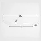 4.5" Clear Windshield for Harley Road Glide (2015–2023)