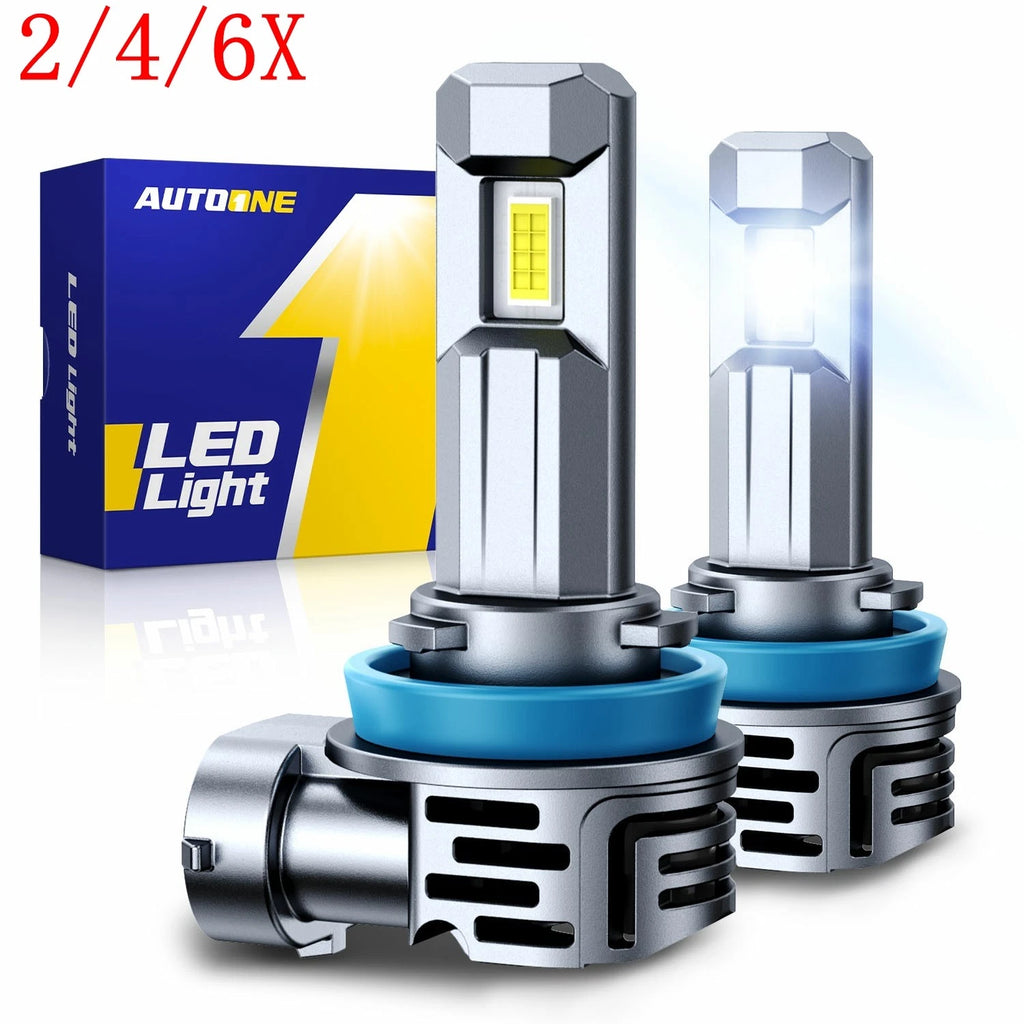 2X H11 H8 LED Headlight Kit for