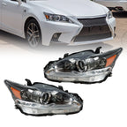 Halogen Headlamps Set of 2 for Lexus CT200H (2011–2016) Left+Right Assembly