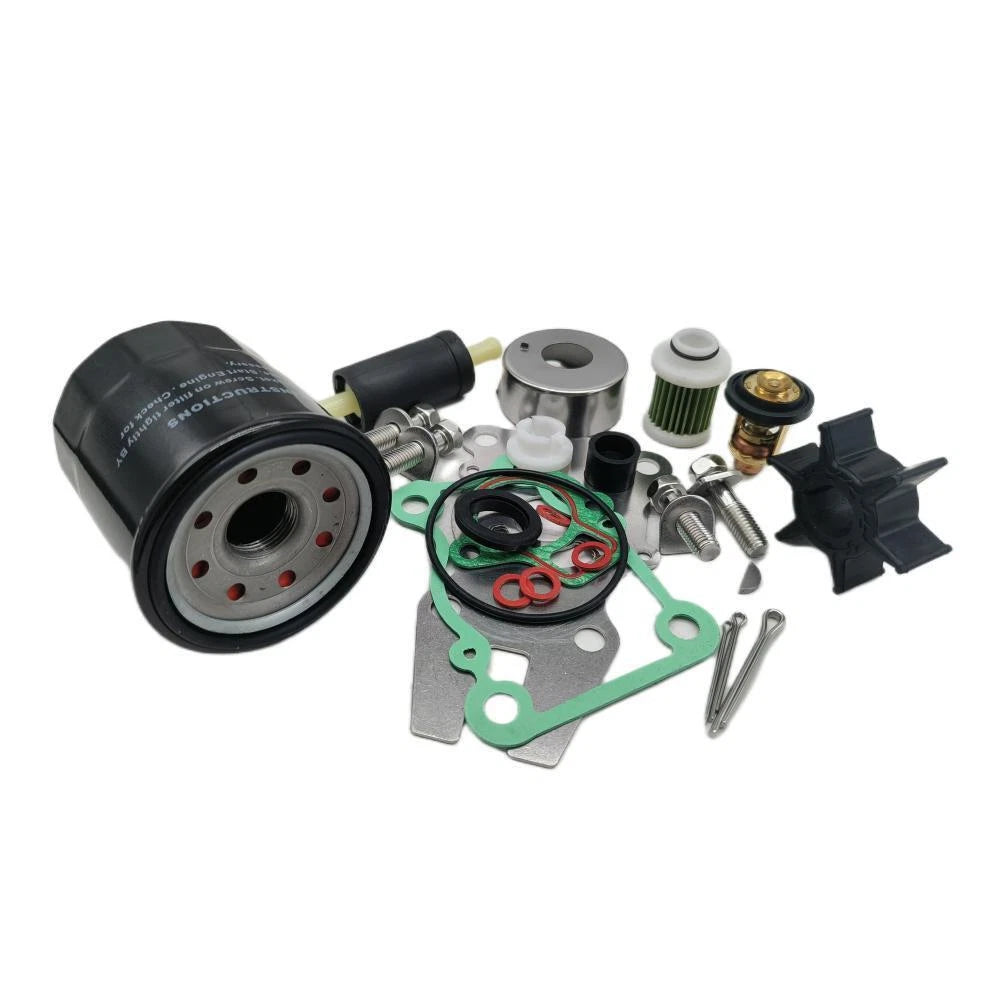 Outboard Maintenance Kit for Yamaha 4 Stroke 30HP 40HP - Thermostat, Oil Filter
