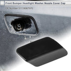 Washer Nozzle Cover Cap No. 51118067970 for BMW 320i (2012–2013) Black