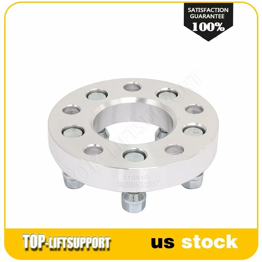 Set of 4 Wheel Adapters for Chevrolet S10 GMC Pontiac (5x4.75 to 5x4.5)
