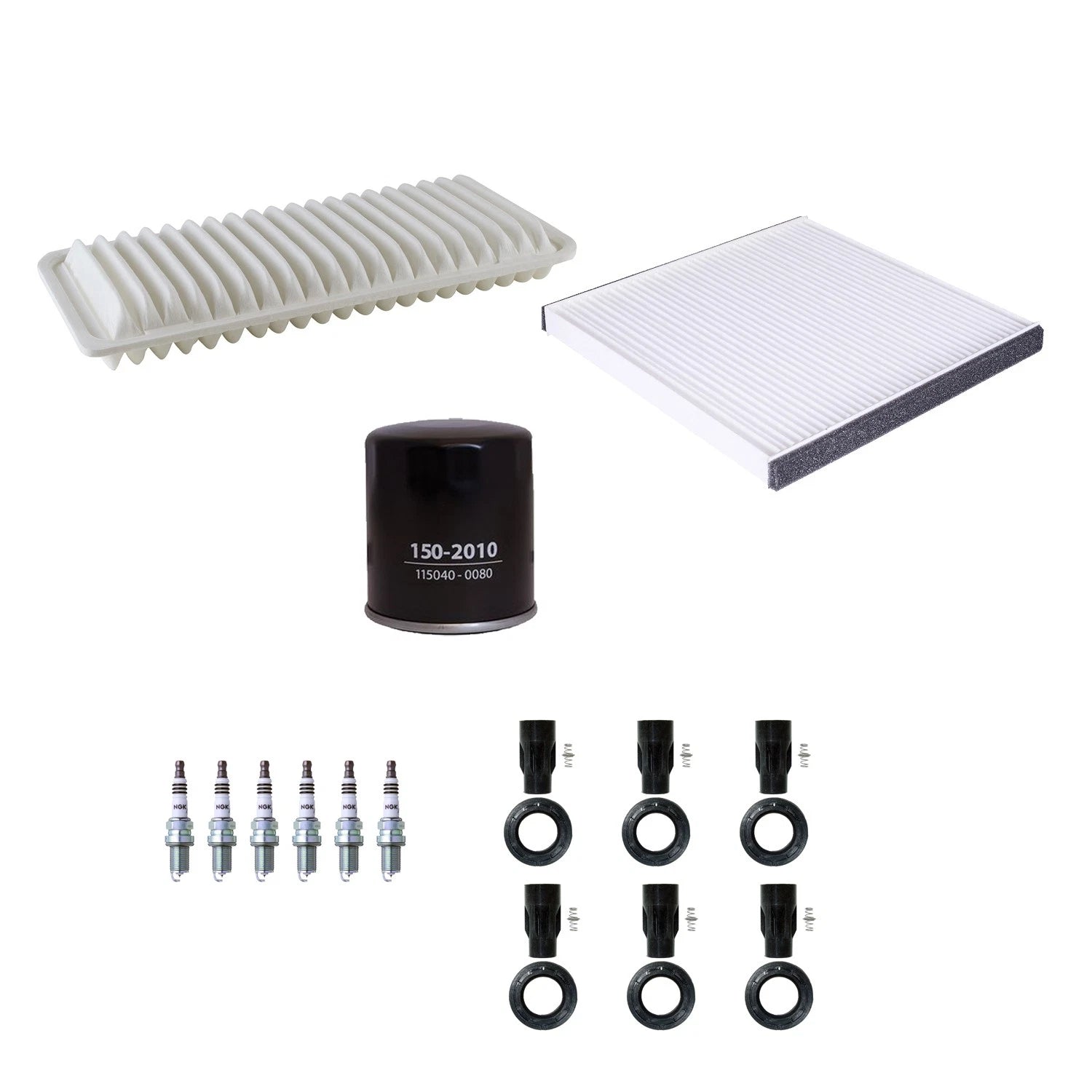 Tune Up Kit with 6 NGK Spark Plugs & Boots for RX400h (2006–2008)