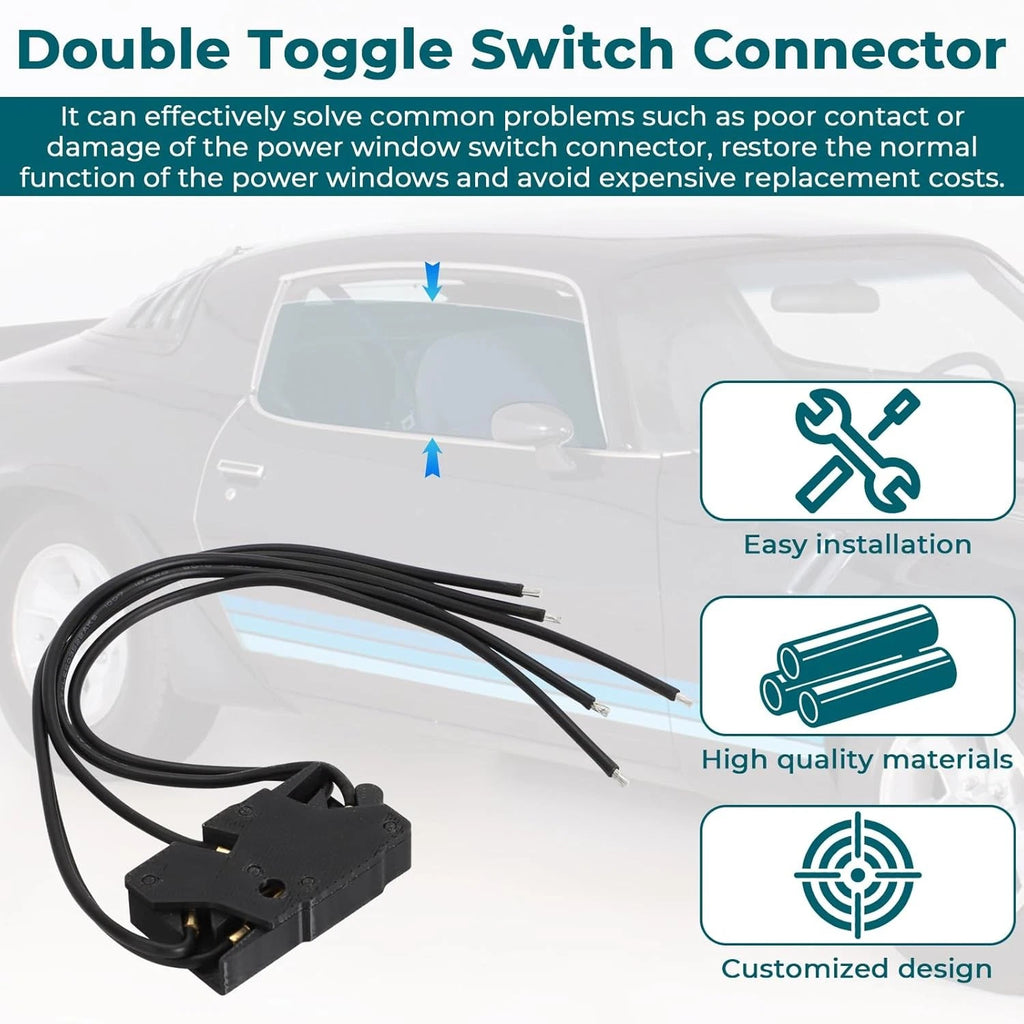 Power Window Switch Connector Repair Pigtail for Camaro Firebird (1970–1981)