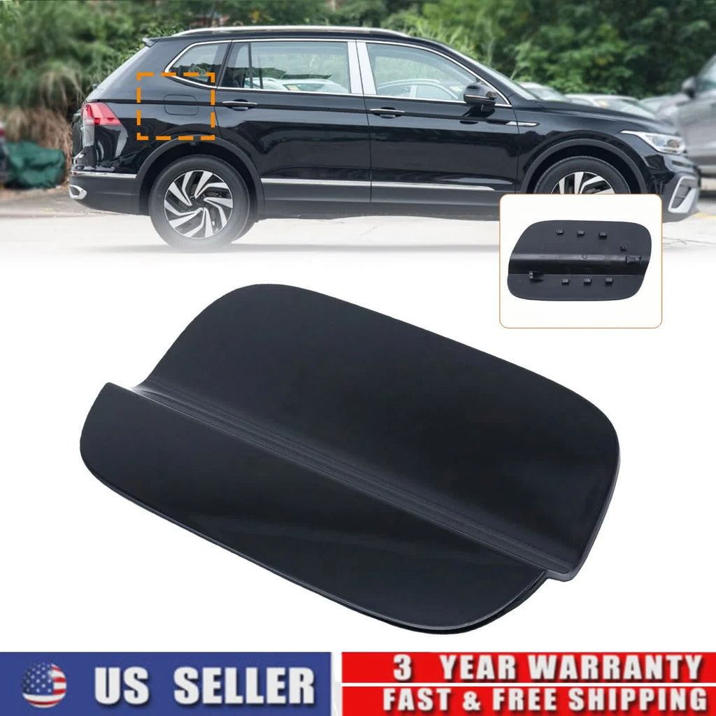 Fuel Door Filler Lid Cover for VW Tiguan (2018–2024) Black