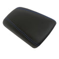 PVC Leather Console Armrest Cover for Chrysler 200 (2015–2018) Blue Stitch