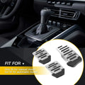 Set of 3 Universal Silver Non-Slip Manual Gas Brake Pedal Pads