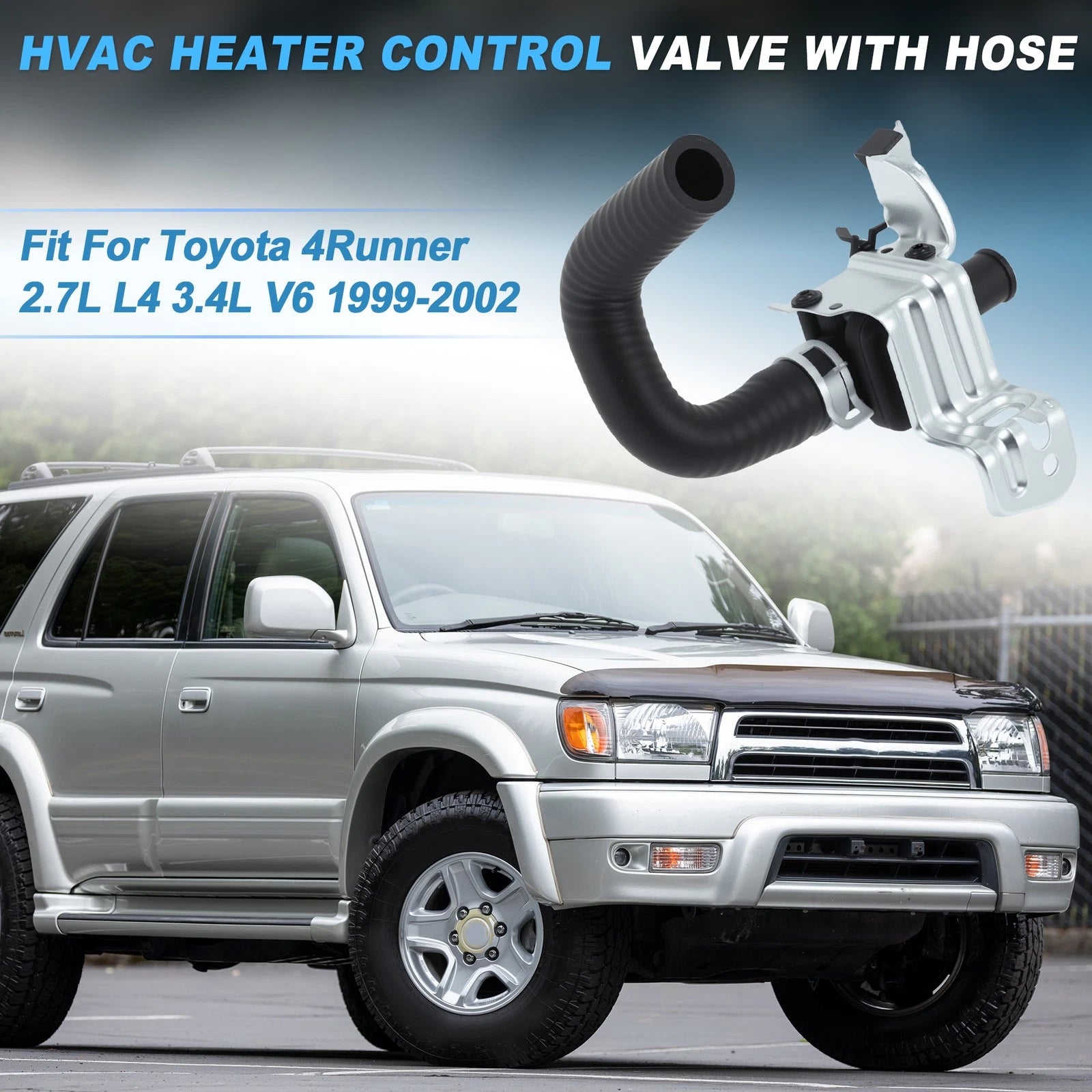 HVAC Heater Control Valve w/ Inlet Hose for Toyota 4Runner (1999–2002)