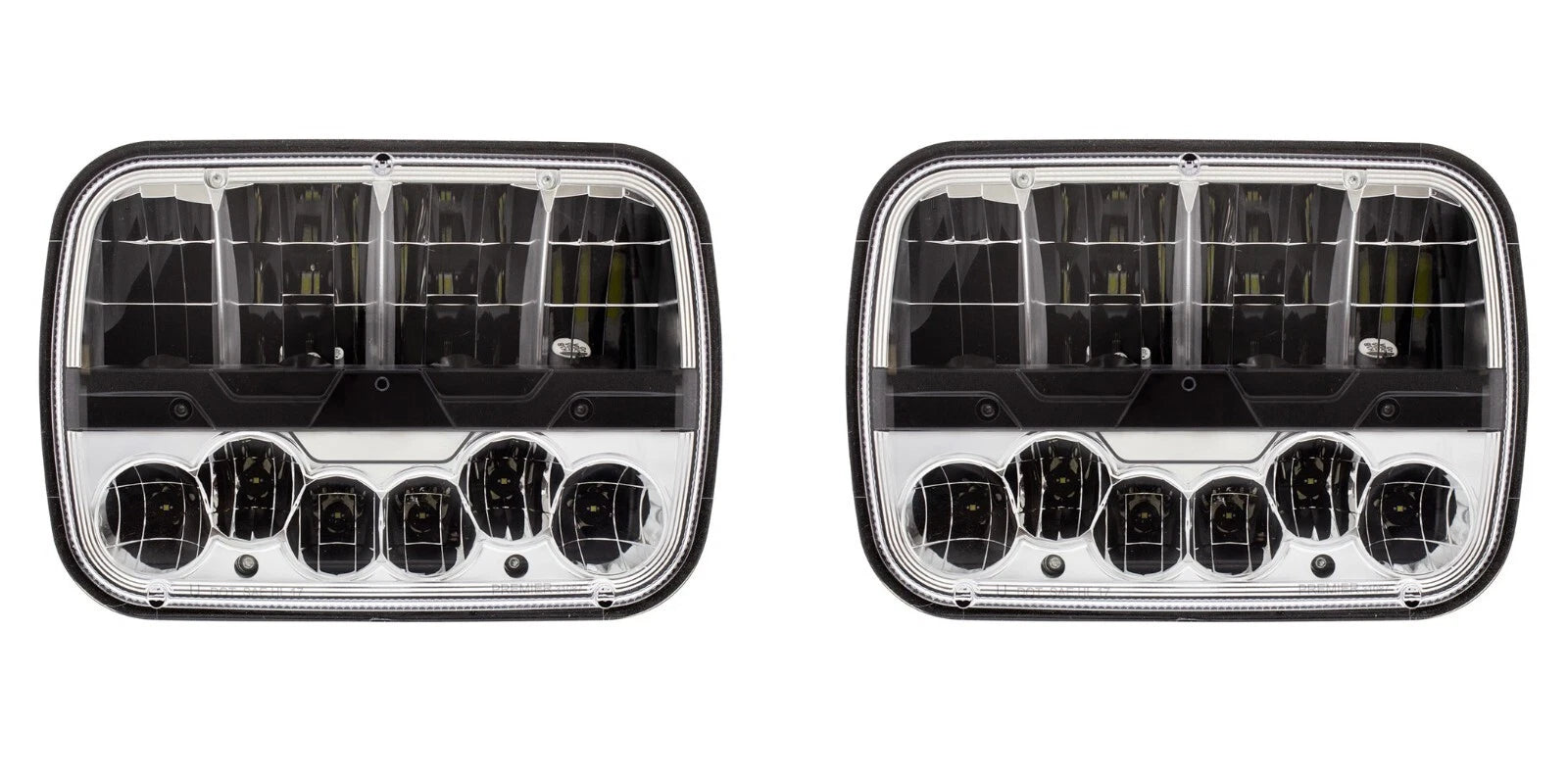 High Power LED Headlights Pair Replacement for United Pacific ULTRALIT (2010–2024)