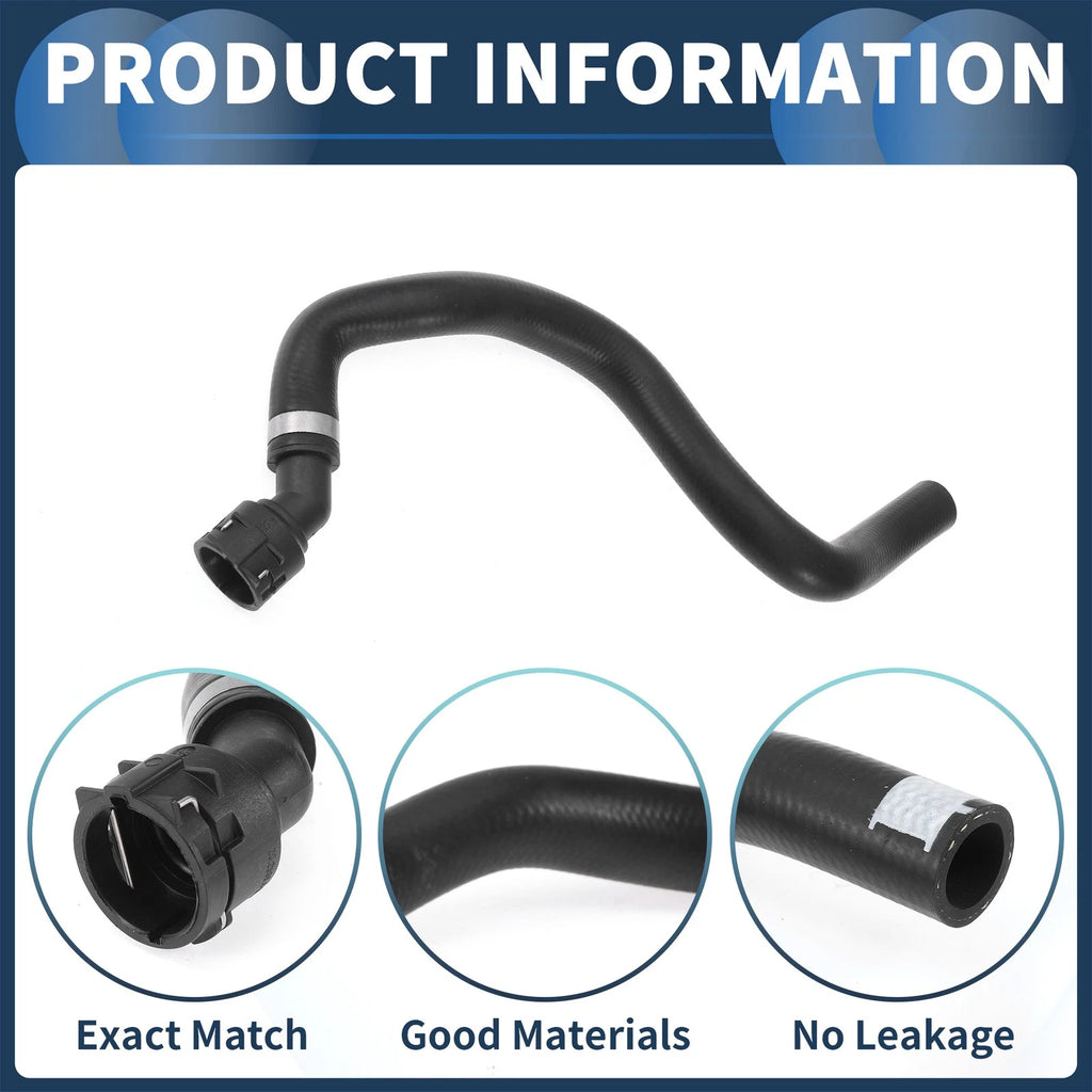 Radiator Hose for Audi A4 Avant 1.8L (2004–2005) No. 8E1819373R Black