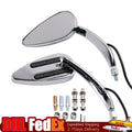 Chrome LED Turn Signal Mirrors for Harley Sportster XL 1200 883 (1990–Up)